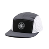 Chapéu snapback com emblema personalizado de alta qualidade estilo designer, um boné leve de nylon com 5 painéis a laser