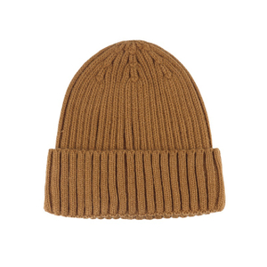 Gorro de inverno de alta qualidade, cor verde lisa, lã quente, gorro tricotado para tamanho único, serve para todos