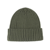 Gorro de inverno de alta qualidade, cor verde lisa, lã quente, gorro tricotado para tamanho único, serve para todos