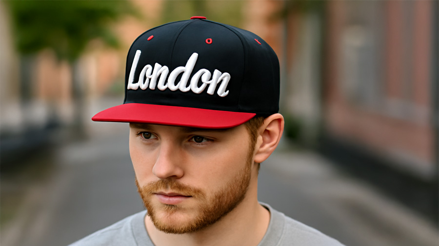 O novo chap&eacute;u snapback de aba plana