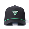 Chegada nova logotipo personalizado bordado remendo Top Flight Laser Cut Golf Hat 