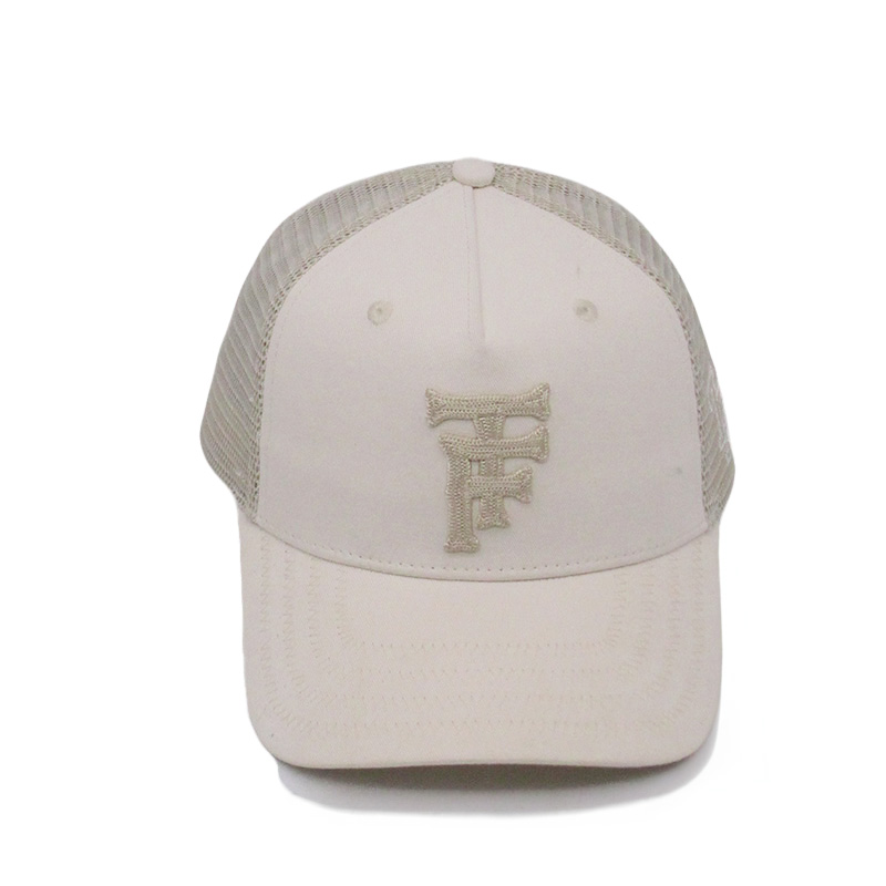 Bon&eacute; de caminhoneiro com malha bordada personalizada de secagem r&aacute;pida